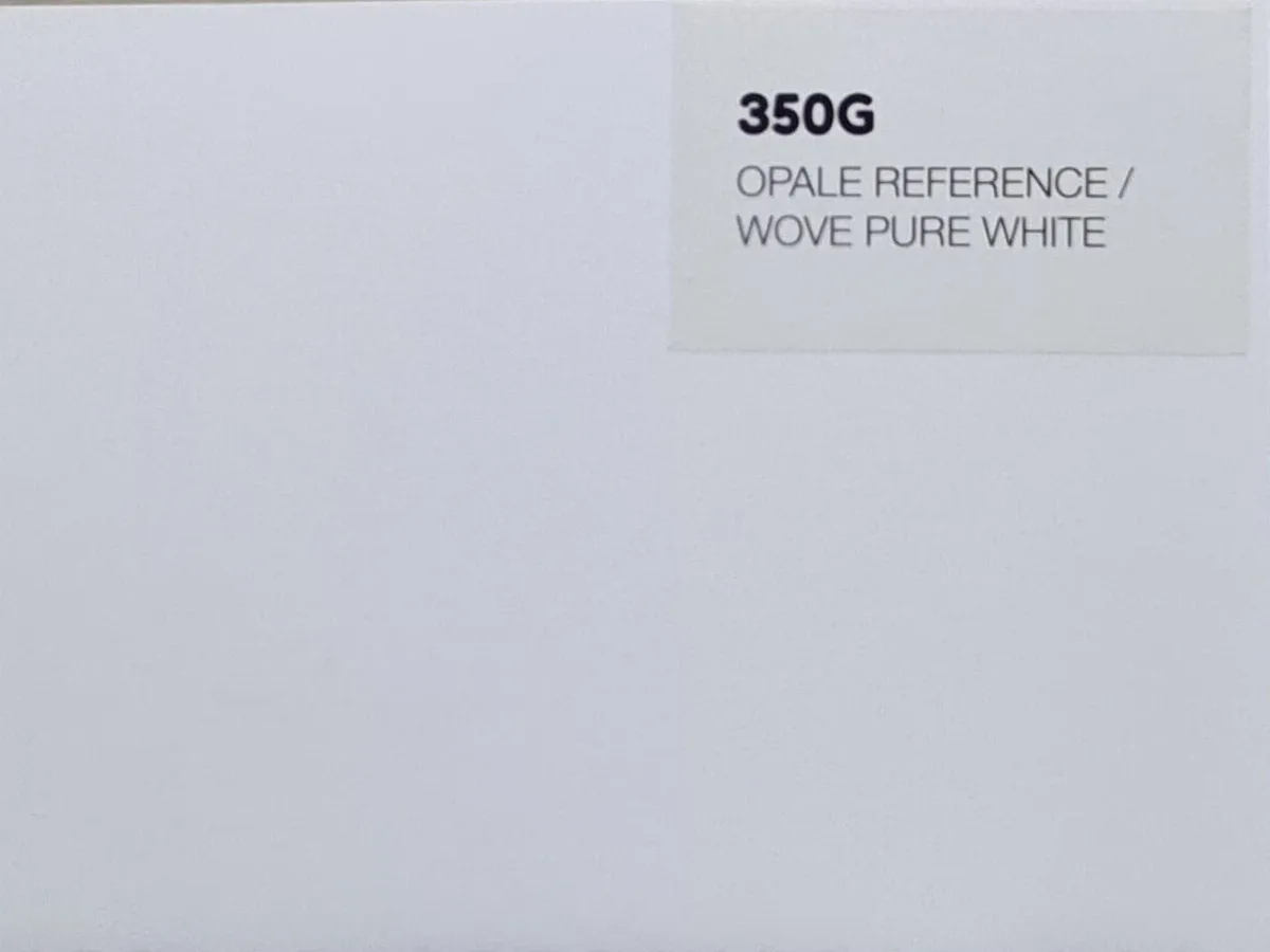 350G Opale reference / wove pure white