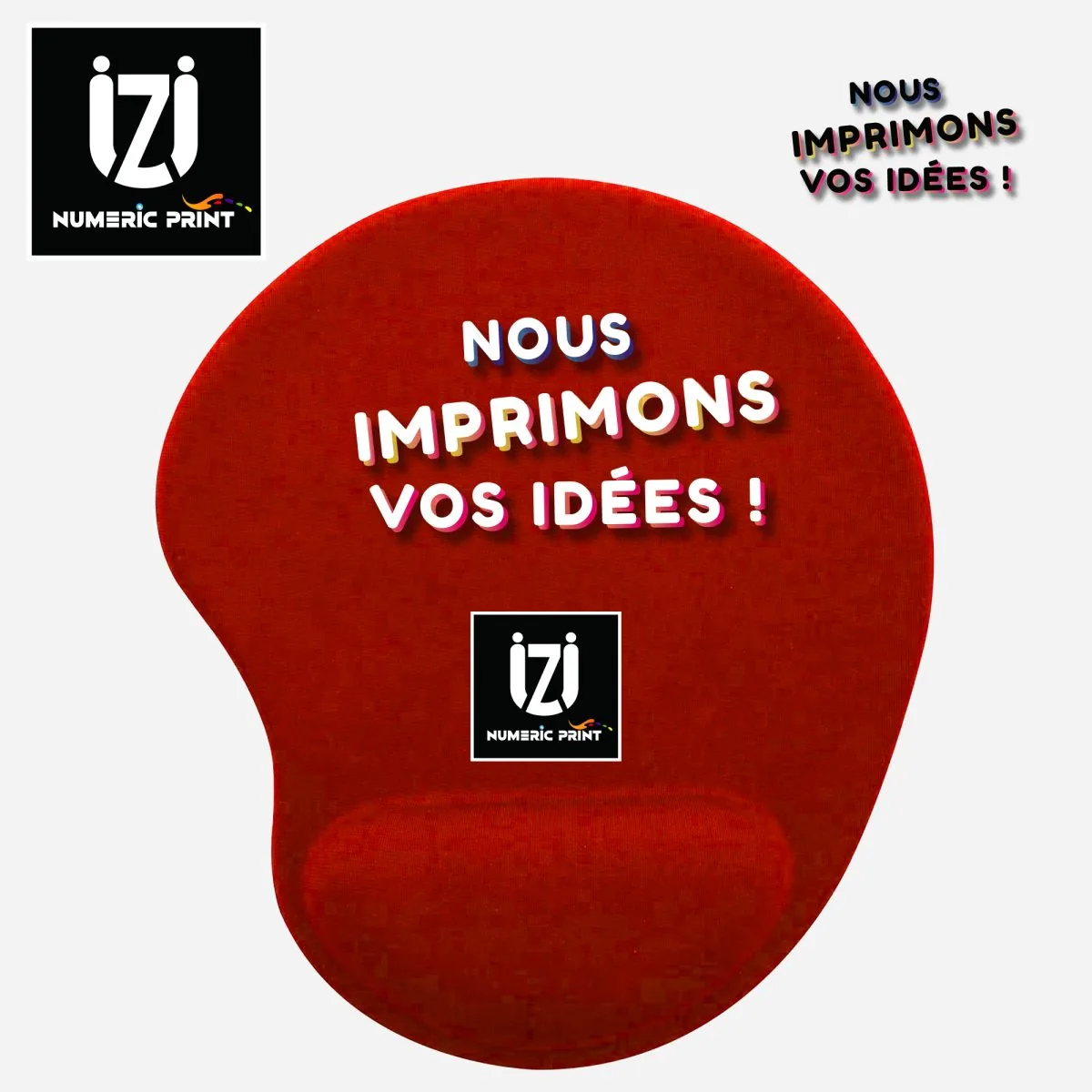 Tapis de souris avec pose poignet